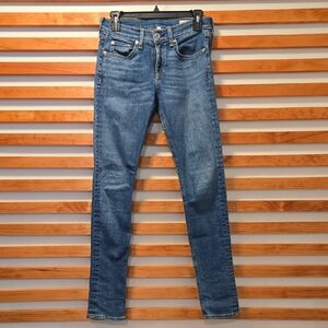 Rag & Bone Women’s Blue Jeans Size 25 Mid Rise Slim Straight USA Made
